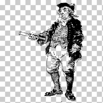 SVG Captain with a spyglass SVG Captain with a spyglass