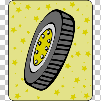 SVG Car tire cartoon icon SVG Car tire cartoon icon