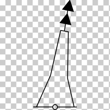 SVG cardinal buoy north SVG cardinal buoy north