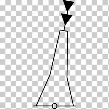 SVG cardinal buoy south SVG cardinal buoy south