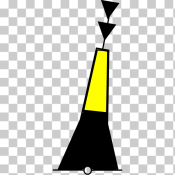 SVG cardinal buoy south SVG cardinal buoy south