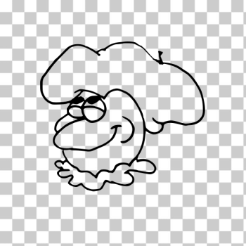 SVG Caricature drawing of a frog SVG Caricature drawing of a frog