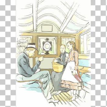 SVG Carriage scene SVG Carriage scene