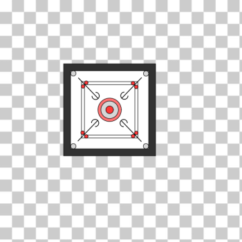 SVG Carrom board top view vector illustration SVG Carrom board top view vector illustration