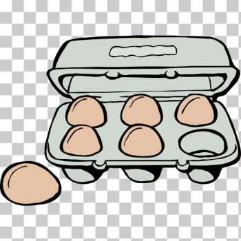 SVG Carton of brown eggs SVG Carton of brown eggs