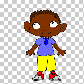 SVG Cartoon African boy SVG Cartoon African boy