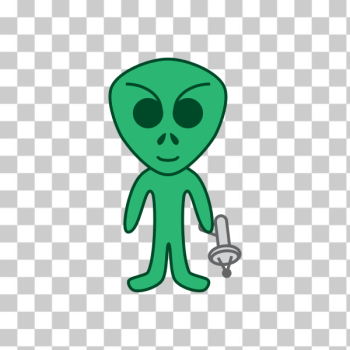 SVG Cartoon alien SVG Cartoon alien