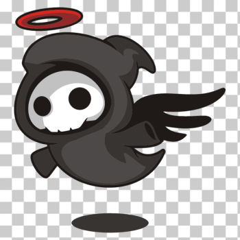 SVG Cartoon Angel of Death SVG Cartoon Angel of Death