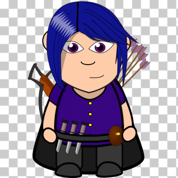 SVG Cartoon archer SVG Cartoon archer