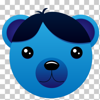 SVG Cartoon bear with moist eyes vector illustration SVG Cartoon bear with moist eyes vector illustration