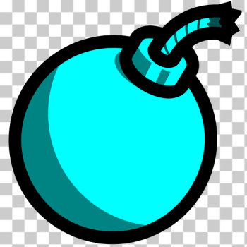 SVG Cartoon bomb light blue SVG Cartoon bomb light blue