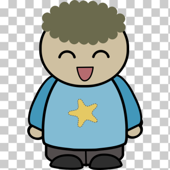 SVG Cartoon boy laughing SVG Cartoon boy laughing