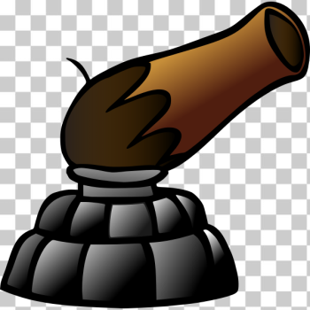 SVG Cartoon cannon in colour SVG Cartoon cannon in colour