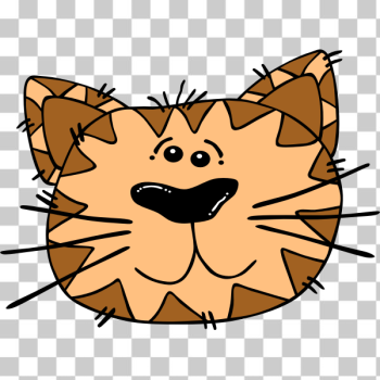 SVG Cartoon Cat Face SVG Cartoon Cat Face