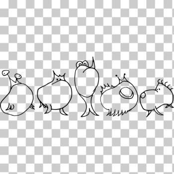 SVG Cartoon characters sketch SVG Cartoon characters sketch