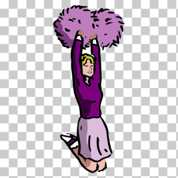 SVG Cartoon Cheerleader 2 SVG Cartoon Cheerleader 2