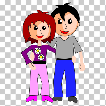 SVG Cartoon couple SVG Cartoon couple