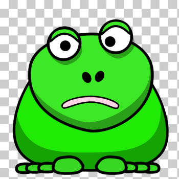 SVG Cartoon Frog