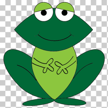 SVG Cartoon frog