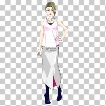 SVG Cartoon girl illustration SVG Cartoon girl illustration