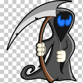 SVG Cartoon grim reaper