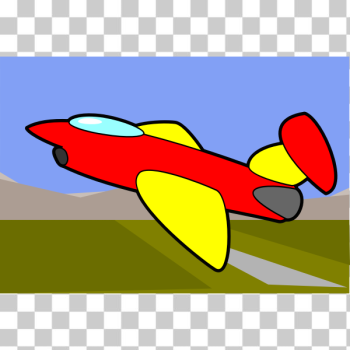 SVG Cartoon image of an aircraft SVG Cartoon image of an aircraft