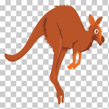 SVG Cartoon kangaroo SVG Cartoon kangaroo