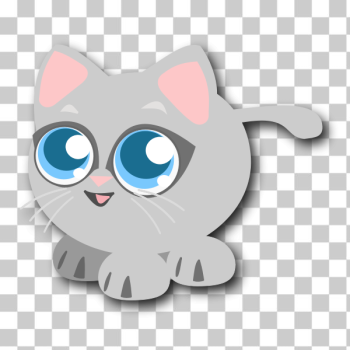 SVG Cartoon kitten SVG Cartoon kitten