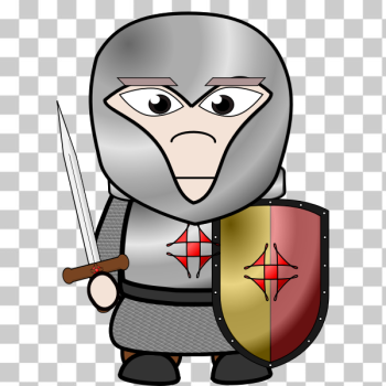 SVG Cartoon knight image SVG Cartoon knight image