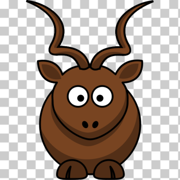 SVG Cartoon kudu SVG Cartoon kudu