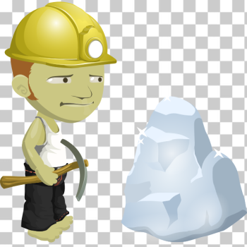 SVG Cartoon miner SVG Cartoon miner