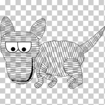 SVG Cartoon Mummy Dog SVG Cartoon Mummy Dog