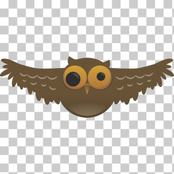 SVG Cartoon Owl Bird SVG Cartoon Owl Bird