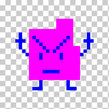 SVG Cartoon pixel character SVG Cartoon pixel character