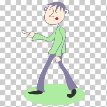 SVG Cartoon pointing man SVG Cartoon pointing man