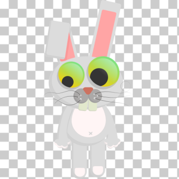 SVG Cartoon Rabbit Clip Art SVG Cartoon Rabbit Clip Art
