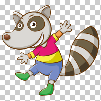 SVG Cartoon Raccoon SVG Cartoon Raccoon