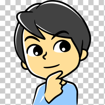 SVG Cartoon scheming boy SVG Cartoon scheming boy