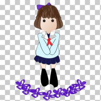 SVG Cartoon school girl SVG Cartoon school girl