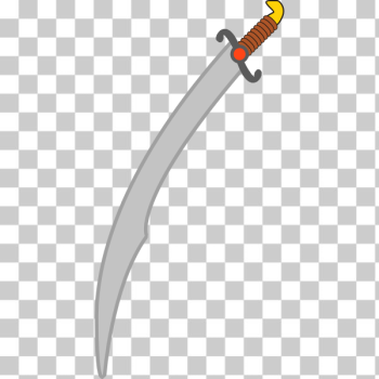 SVG Cartoon scimitar SVG Cartoon scimitar