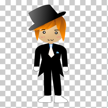 SVG Cartoon suited man SVG Cartoon suited man