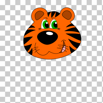 SVG Cartoon tiger SVG Cartoon tiger