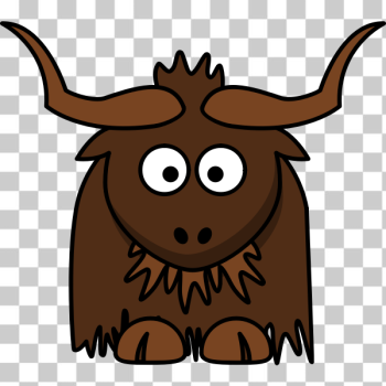 SVG Cartoon vector illustration of a bovine SVG Cartoon vector illustration of a bovine