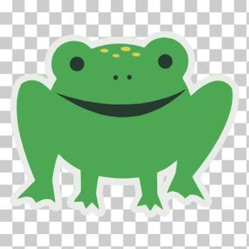 SVG Cartoony Frog SVG Cartoony Frog