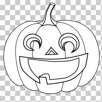 SVG Carved pumpkin coloring vector drawing SVG Carved pumpkin coloring vector drawing