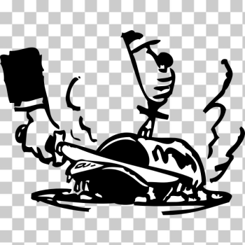 SVG Carving the roast vector SVG Carving the roast vector