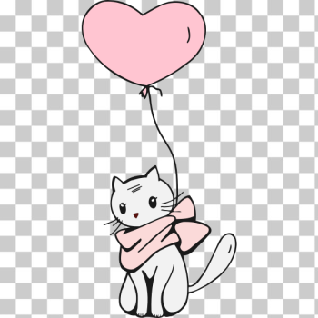 SVG Cat and balloon SVG Cat and balloon