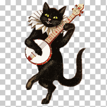 SVG Cat musician SVG Cat musician