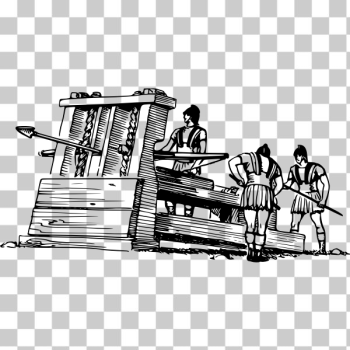 SVG Catapult vector image SVG Catapult vector image