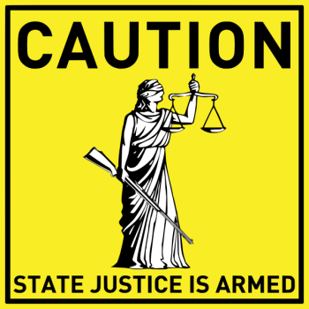 SVG Caution State justice is armed SVG Caution State justice is armed